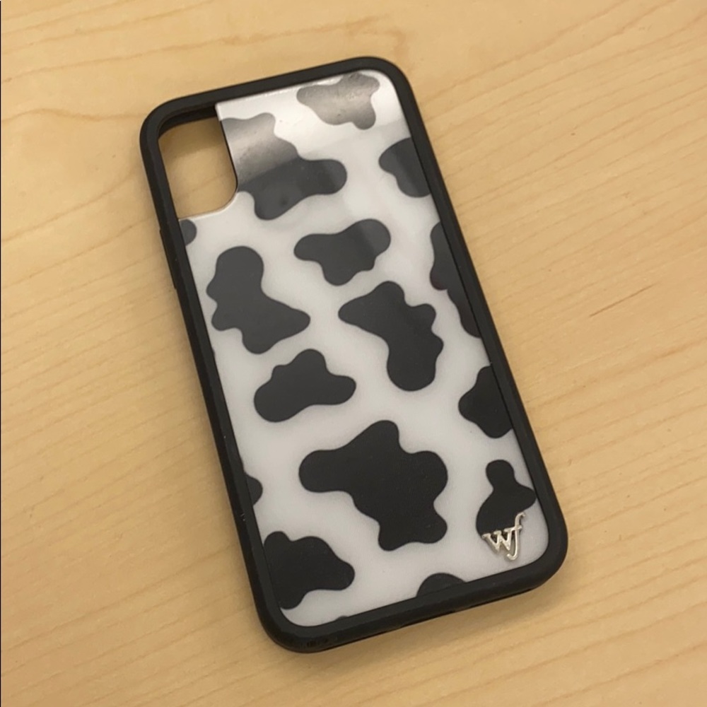 Wildflower iPhone X case moo moo print